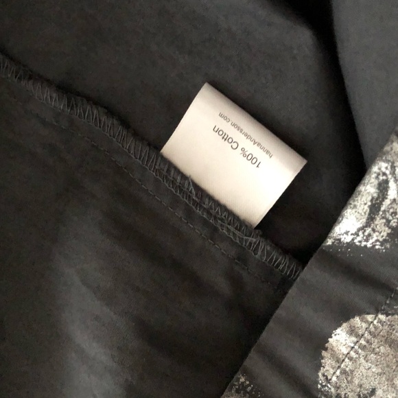 Hanna ANDERSSON gray dressy silver circle long sleeve dress size 5 euro 110 - Picture 9 of 12